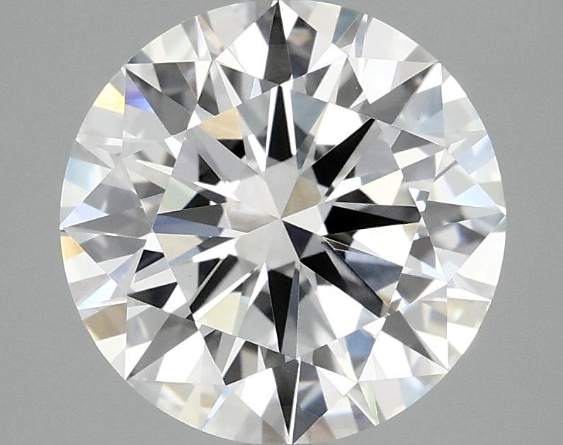 3.07 Carat Round Shaped Excellent Cut VVS2 IGI Certified Lab Grown Diamond