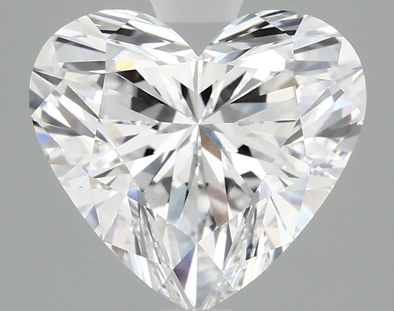 3.09 Carat Heart Shaped Ideal Cut VVS2 IGI Certified Lab Grown Diamond