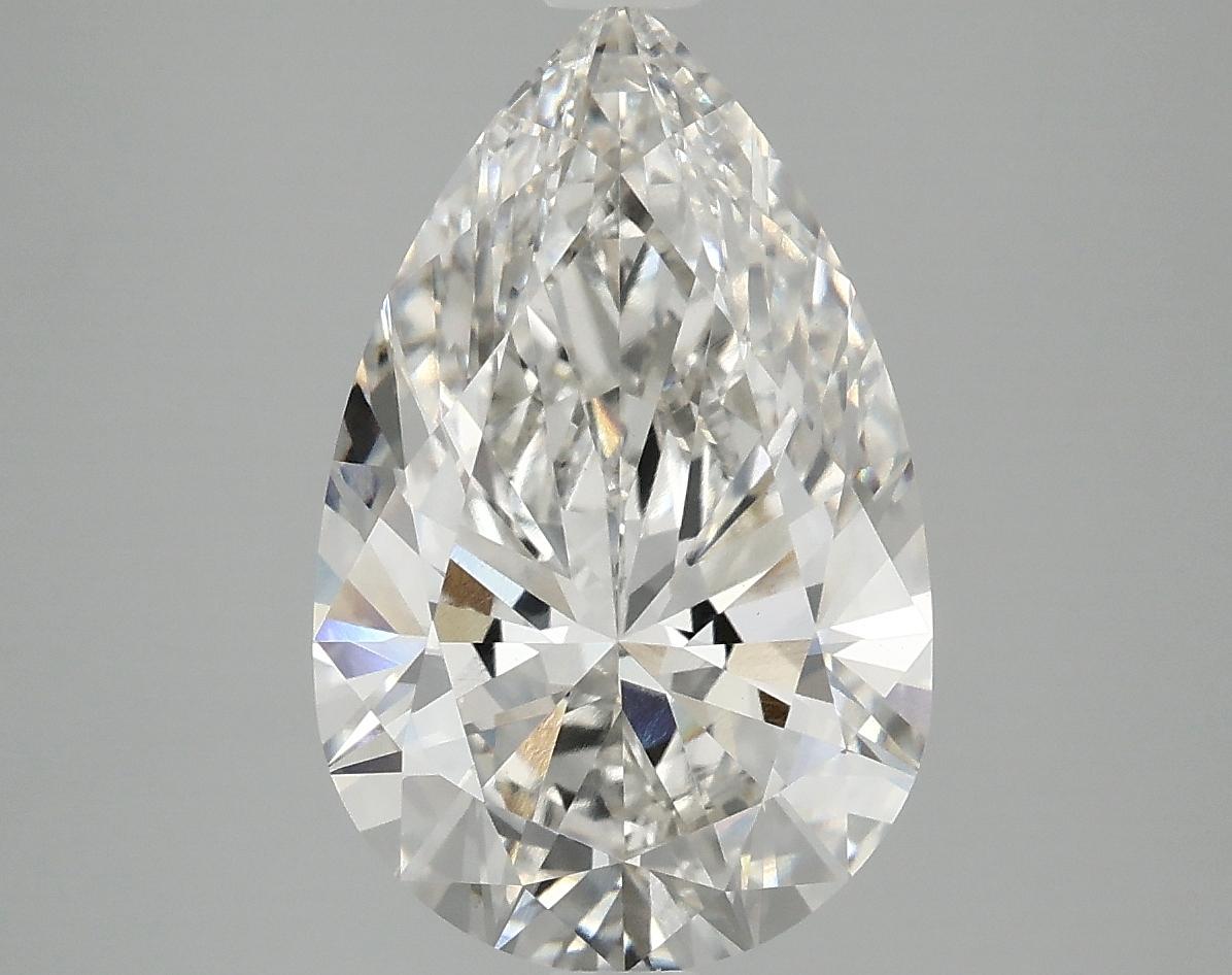 4.05 Carat Pear Shaped Ideal Cut VVS2 IGI Certified Lab Grown Diamond