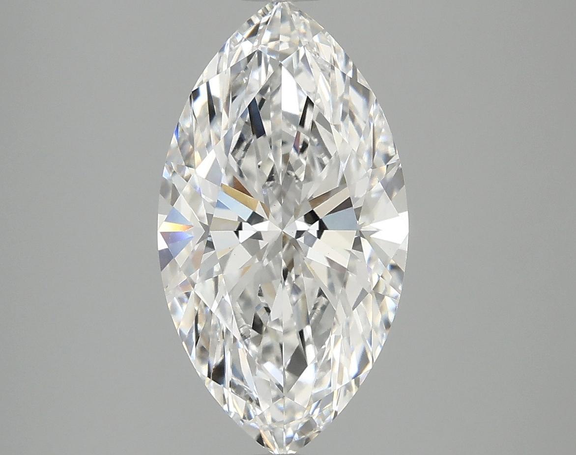 2.98 Carat Marquise Shaped Excellent Cut VVS2 IGI Certified Lab Grown Diamond