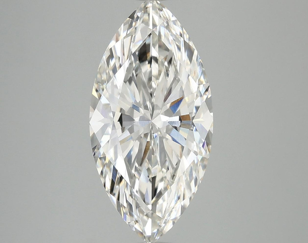 3.1 Carat Marquise Shaped Ideal Cut VVS2 IGI Certified Lab Grown Diamond