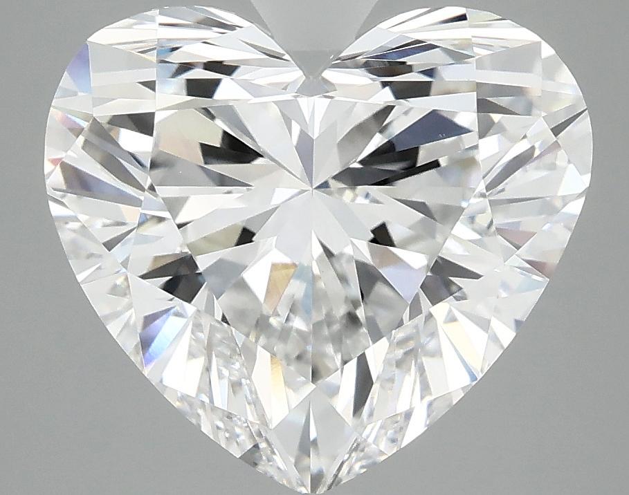 5.04 Carat Heart Shaped Ideal Cut VVS2 IGI Certified Lab Grown Diamond
