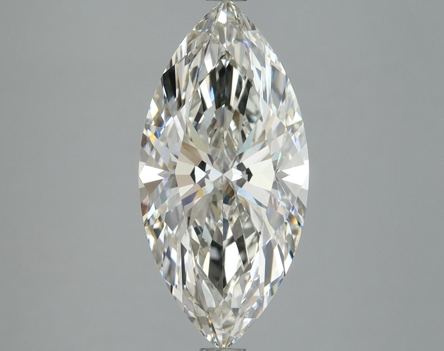 3.01 Carat Marquise Shaped Excellent Cut VS1 IGI Certified Lab Grown Diamond
