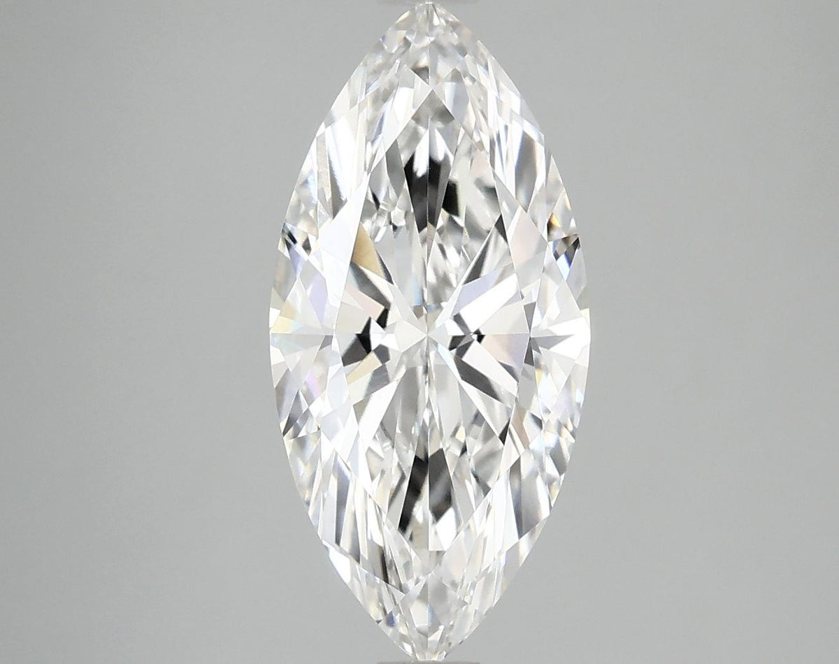 3.04 Carat Marquise Shaped Excellent Cut VVS2 IGI Certified Lab Grown Diamond