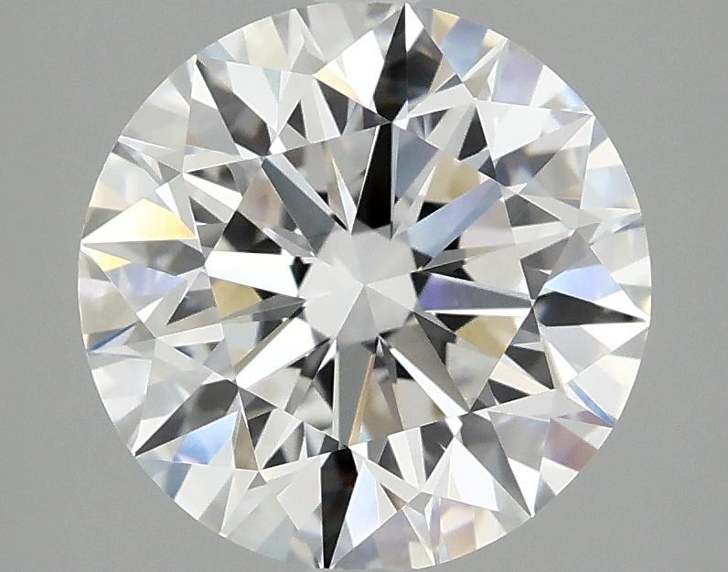 3.08 Carat Round Shaped Ideal Cut VVS2 IGI Certified Lab Grown Diamond