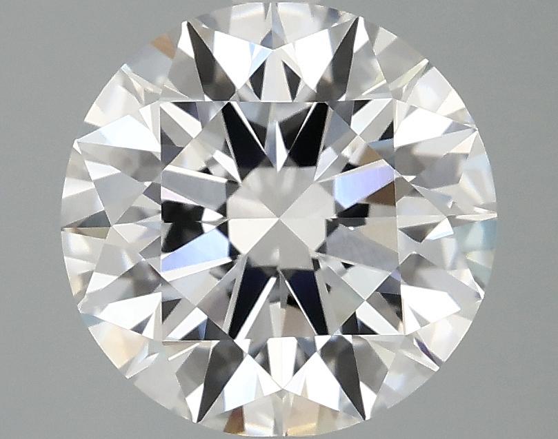 3.08 Carat Round Shaped Ideal Cut VVS2 IGI Certified Lab Grown Diamond
