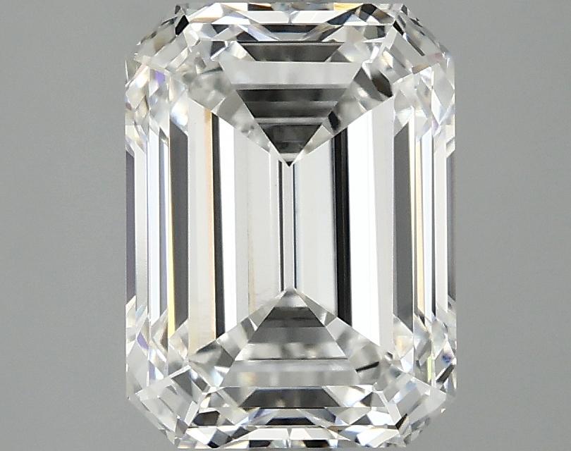 3.06 Carat Emerald Shaped Excellent Cut VVS2 IGI Certified Lab Grown Diamond