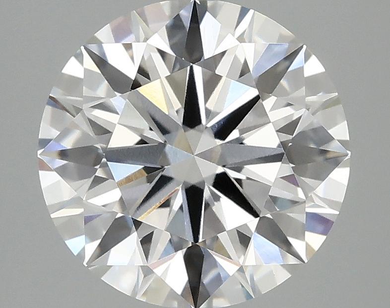 3.09 Carat Round Shaped Ideal Cut VVS2 IGI Certified Lab Grown Diamond