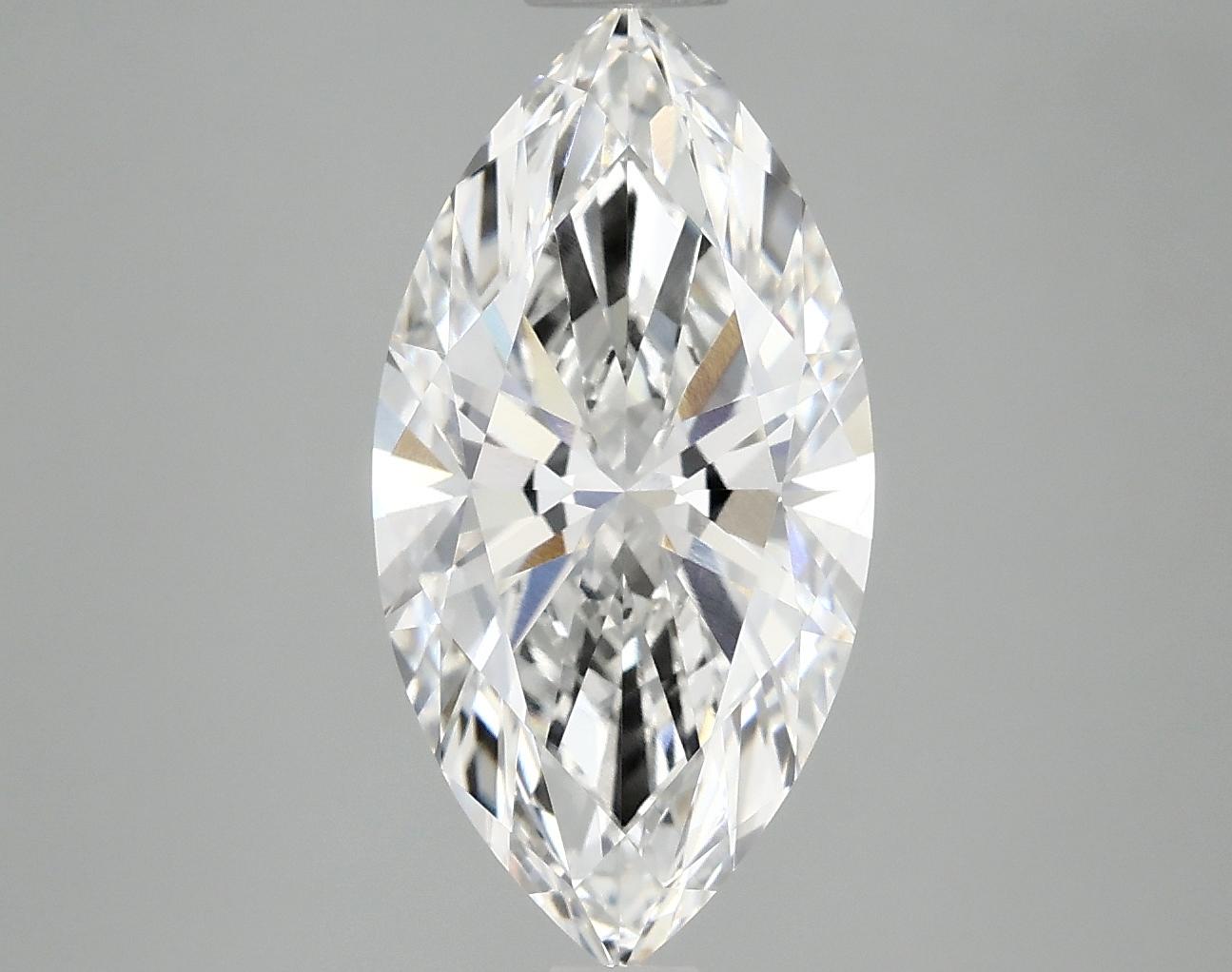 2.98 Carat Marquise Shaped Ideal Cut VVS2 IGI Certified Lab Grown Diamond