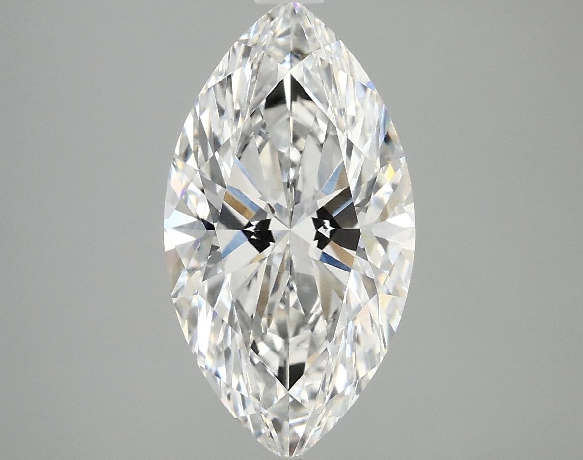 3.07 Carat Marquise Shaped Excellent Cut VVS2 IGI Certified Lab Grown Diamond