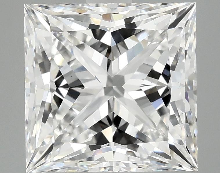 4.04 Carat Princess Shaped Ideal Cut VS1 IGI Certified Lab Grown Diamond