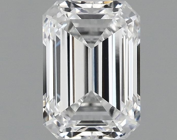 1.08 Carat Emerald Shaped Ideal Cut VVS2 IGI Certified Lab Grown Diamond