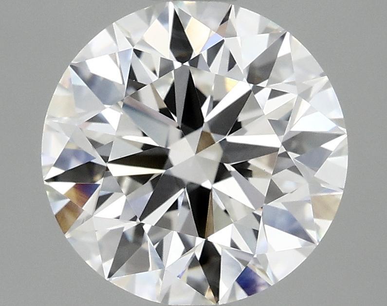 3.08 Carat Round Shaped Excellent Cut VVS2 IGI Certified Lab Grown Diamond
