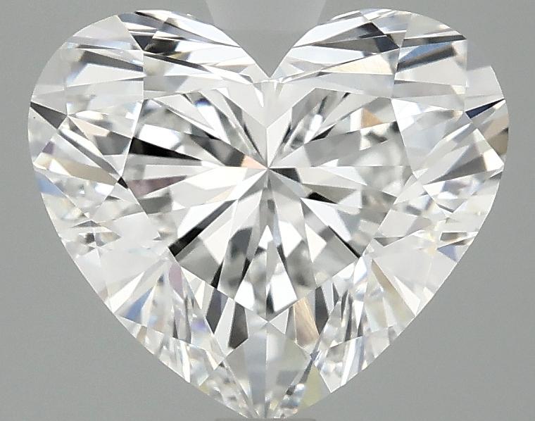3.02 Carat Heart Shaped Ideal Cut VVS2 IGI Certified Lab Grown Diamond