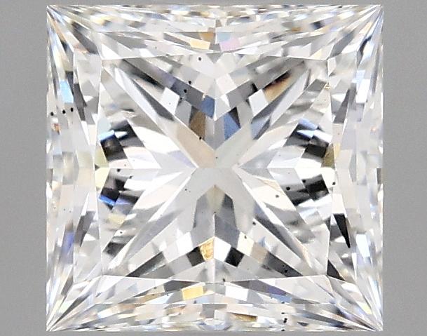 2.1 Carat Princess Shaped Ideal Cut SI1 IGI Certified Lab Grown Diamond