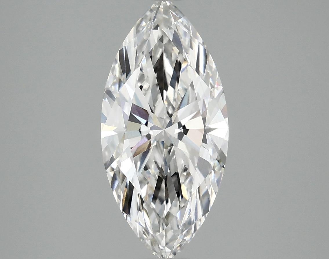 2.04 Carat Marquise Shaped Excellent Cut VVS2 IGI Certified Lab Grown Diamond