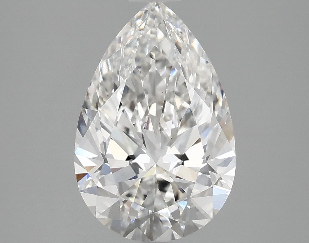 2.5 Carat Pear Shaped Excellent Cut VVS2 IGI Certified Lab Grown Diamond