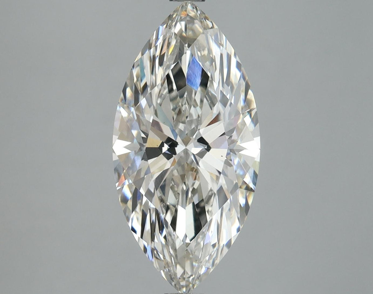 3.07 Carat Marquise Shaped Excellent Cut VVS2 IGI Certified Lab Grown Diamond