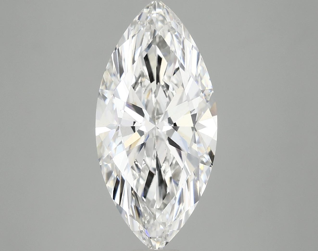 3.06 Carat Marquise Shaped Excellent Cut VS1 IGI Certified Lab Grown Diamond