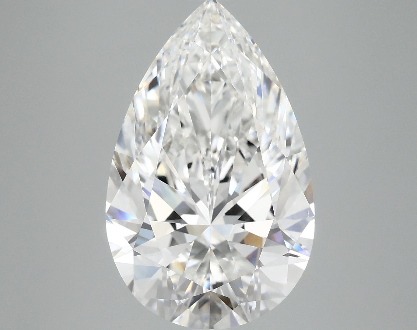 6.01 Carat Pear Shaped Ideal Cut VVS2 IGI Certified Lab Grown Diamond