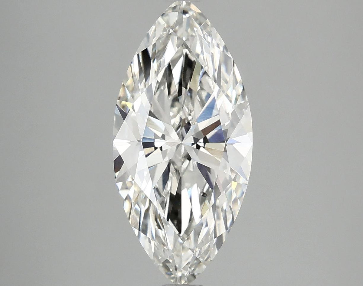 2.59 Carat Marquise Shaped Excellent Cut VVS2 IGI Certified Lab Grown Diamond