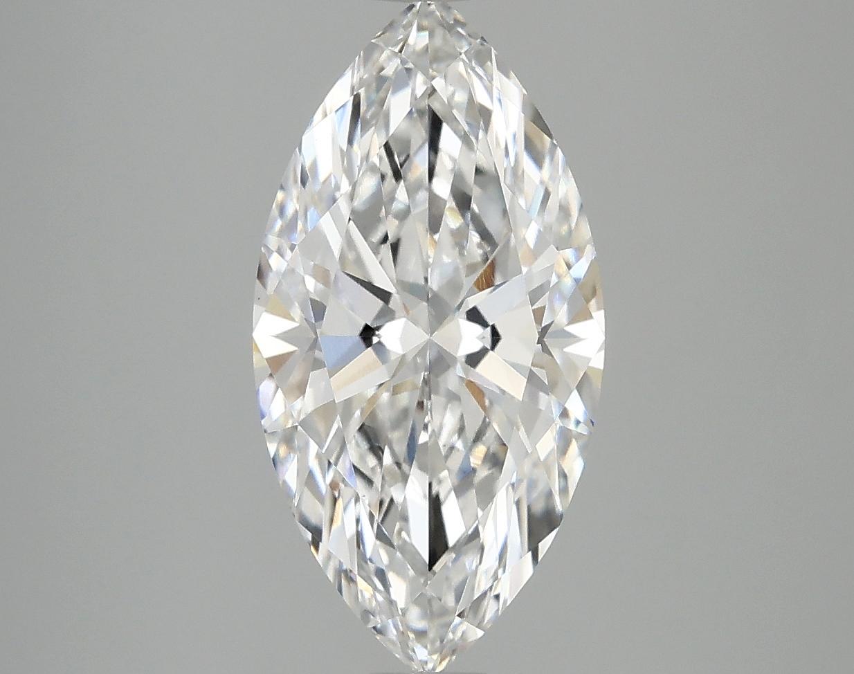 3.05 Carat Marquise Shaped Ideal Cut VS1 IGI Certified Lab Grown Diamond