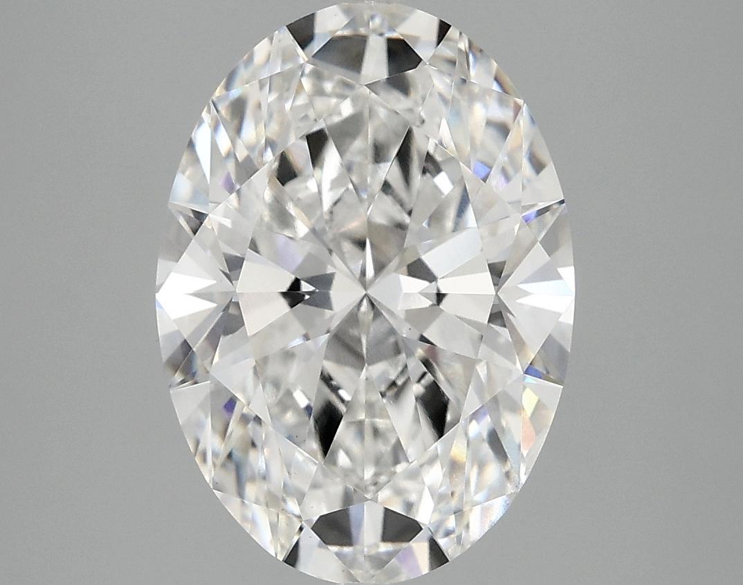 3.83 Carat Oval Shaped Ideal Cut SI1 IGI Certified Lab Grown Diamond