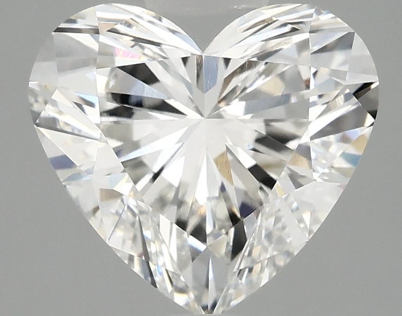 2.99 Carat Heart Shaped Ideal Cut VVS2 IGI Certified Lab Grown Diamond