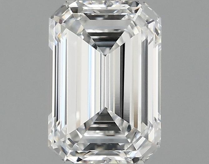 1.08 Carat Emerald Shaped Ideal Cut VVS2 IGI Certified Lab Grown Diamond