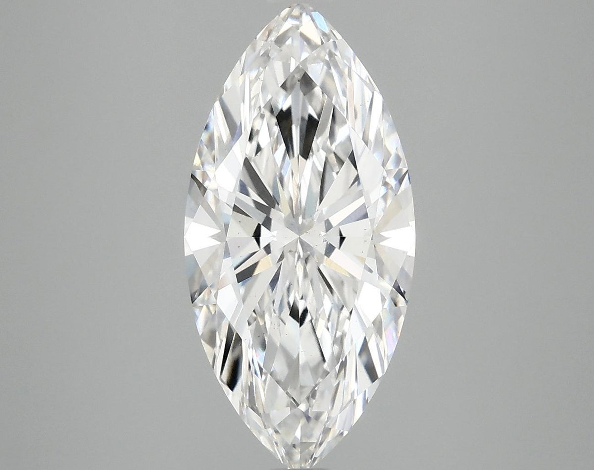 3.02 Carat Marquise Shaped Excellent Cut VS2 IGI Certified Lab Grown Diamond