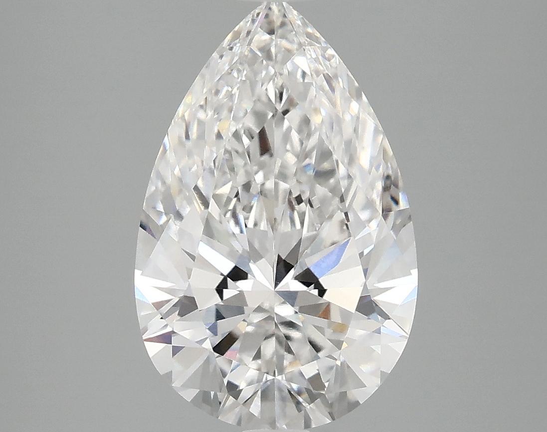 3.05 Carat Pear Shaped Excellent Cut VVS2 IGI Certified Lab Grown Diamond