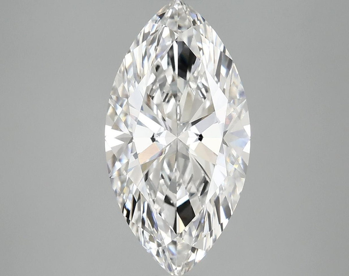 3.03 Carat Marquise Shaped Ideal Cut VVS2 IGI Certified Lab Grown Diamond