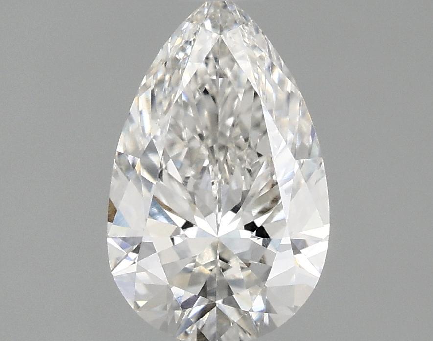 0.97 Carat Pear Shaped Ideal Cut VVS2 IGI Certified Lab Grown Diamond