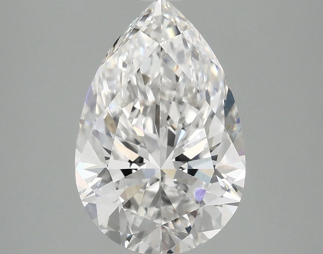 3.08 Carat Pear Shaped Excellent Cut VS1 IGI Certified Lab Grown Diamond
