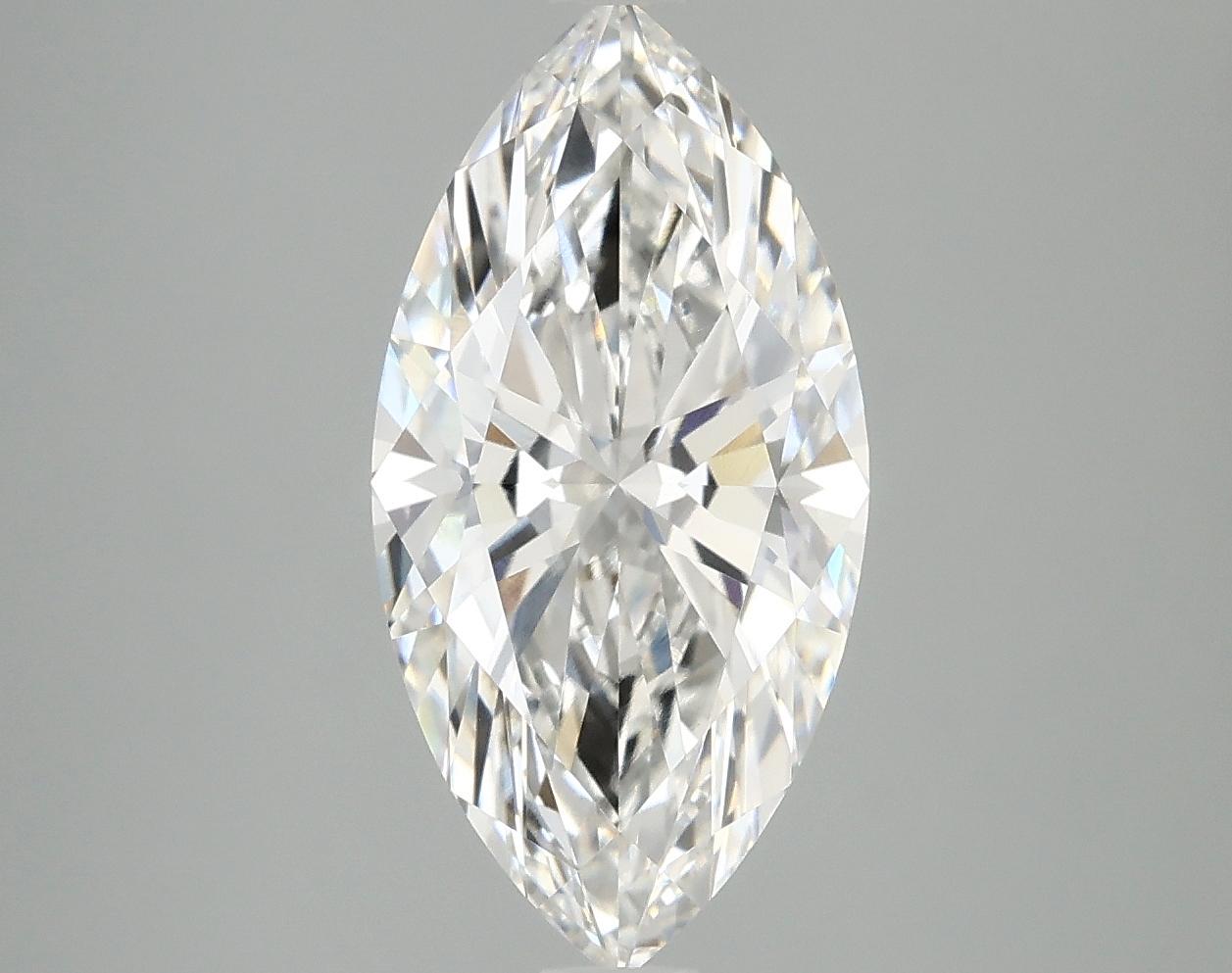 3.03 Carat Marquise Shaped Ideal Cut VVS2 IGI Certified Lab Grown Diamond