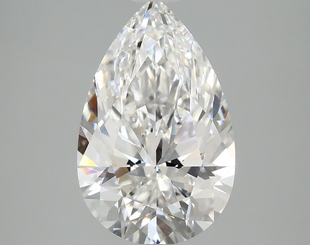 3.04 Carat Pear Shaped Ideal Cut VVS2 IGI Certified Lab Grown Diamond