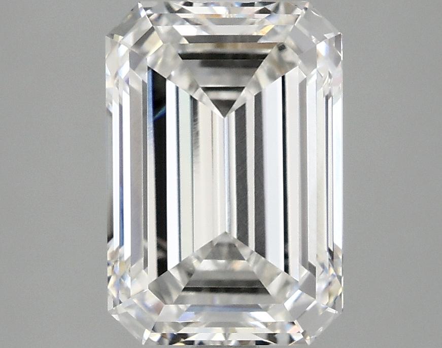 2.97 Carat Emerald Shaped Ideal Cut VVS2 IGI Certified Lab Grown Diamond