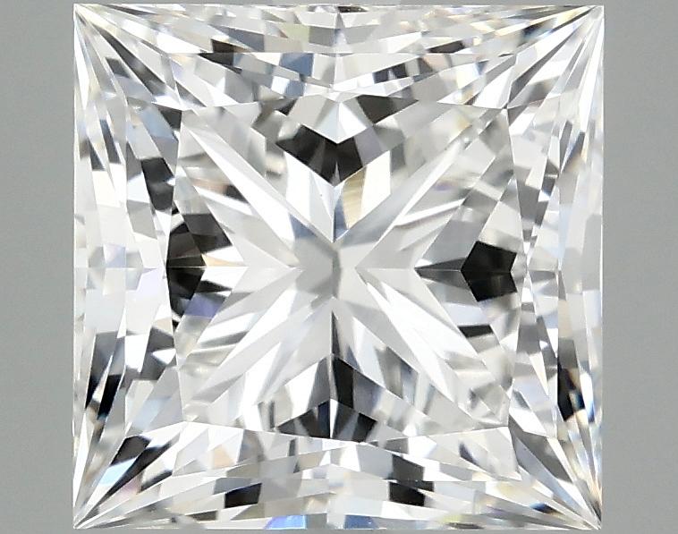 4.07 Carat Princess Shaped Ideal Cut VVS2 IGI Certified Lab Grown Diamond