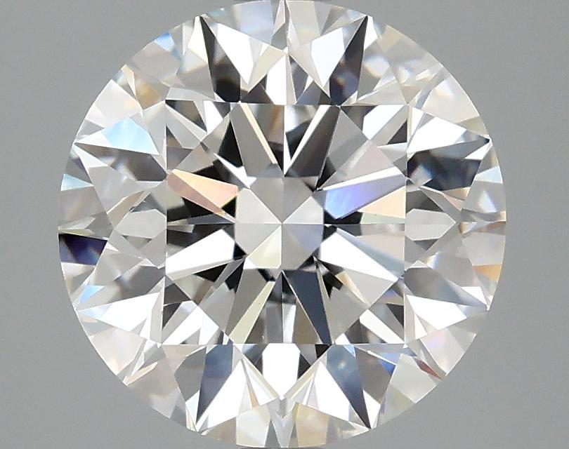 3.08 Carat Round Shaped Excellent Cut VVS2 IGI Certified Lab Grown Diamond