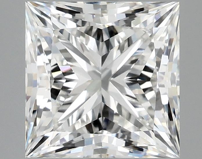 3.1 Carat Princess Shaped Ideal Cut VVS2 IGI Certified Lab Grown Diamond
