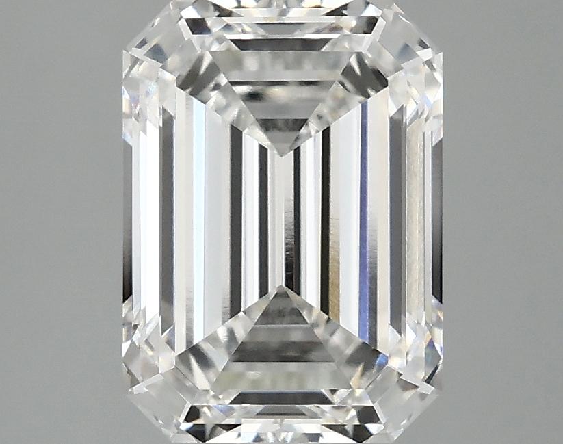 3.09 Carat Emerald Shaped Excellent Cut VVS2 IGI Certified Lab Grown Diamond