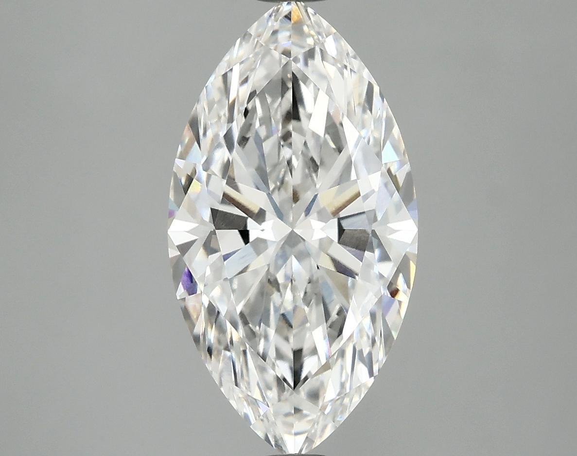 3.04 Carat Marquise Shaped Excellent Cut VVS2 IGI Certified Lab Grown Diamond