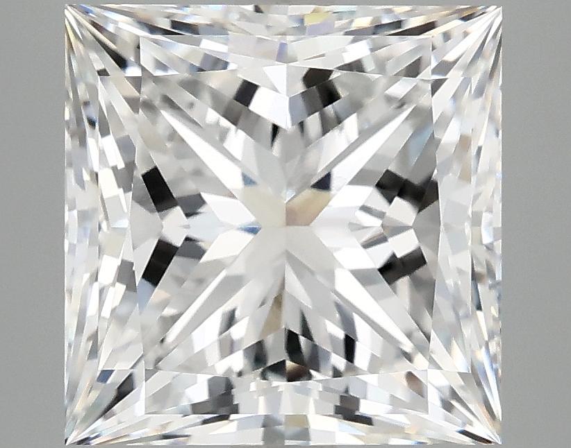 5.04 Carat Princess Shaped Ideal Cut VVS2 IGI Certified Lab Grown Diamond