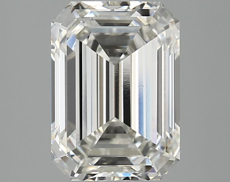 3.08 Carat Emerald Shaped Excellent Cut VVS2 IGI Certified Lab Grown Diamond