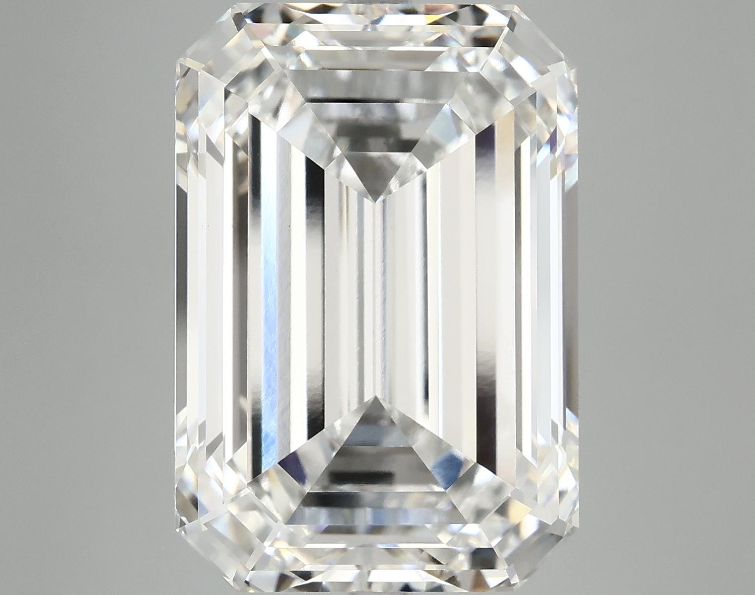 15.47 Carat Emerald Shaped Ideal Cut VVS2 IGI Certified Lab Grown Diamond