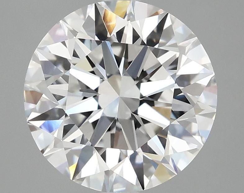 3.09 Carat Round Shaped Ideal Cut VVS2 IGI Certified Lab Grown Diamond