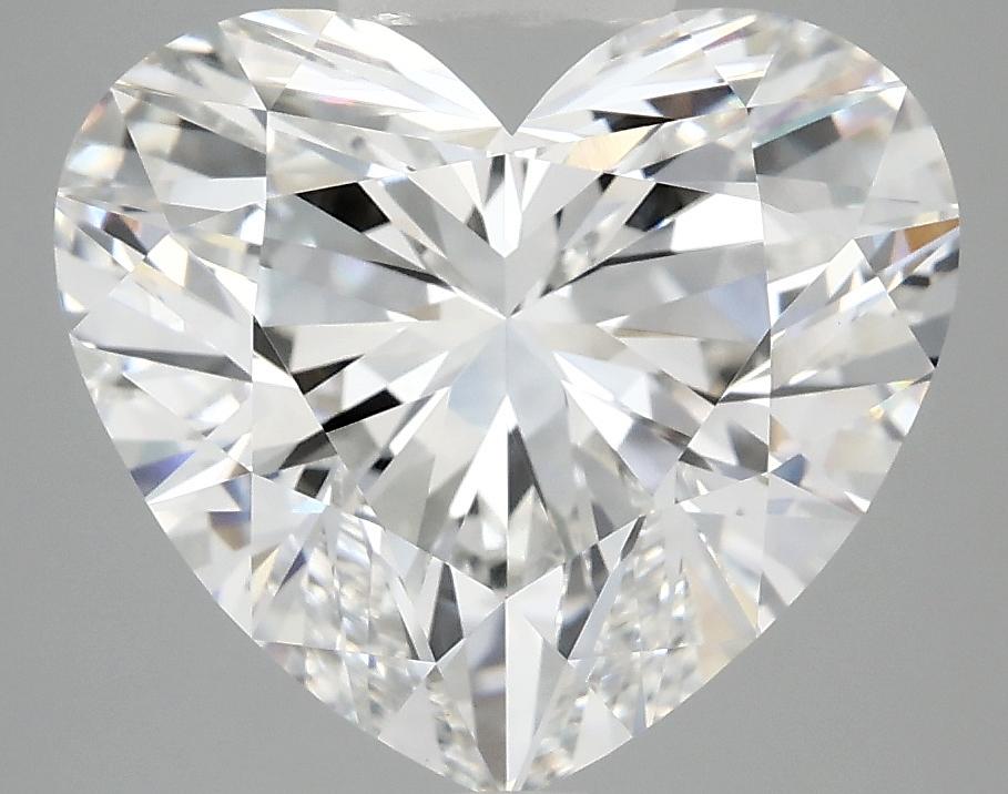 4.96 Carat Heart Shaped Ideal Cut VVS2 IGI Certified Lab Grown Diamond