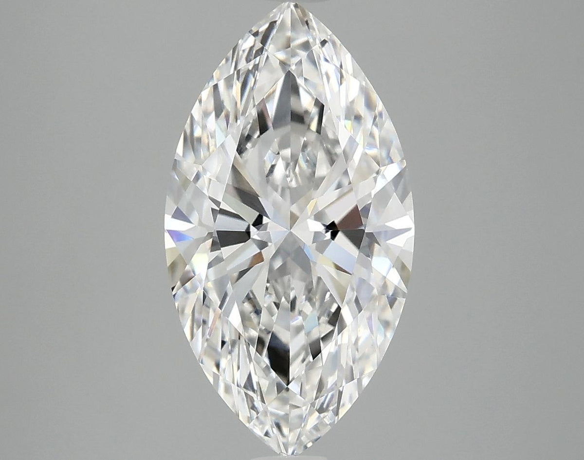 3.1 Carat Marquise Shaped Excellent Cut VVS2 IGI Certified Lab Grown Diamond