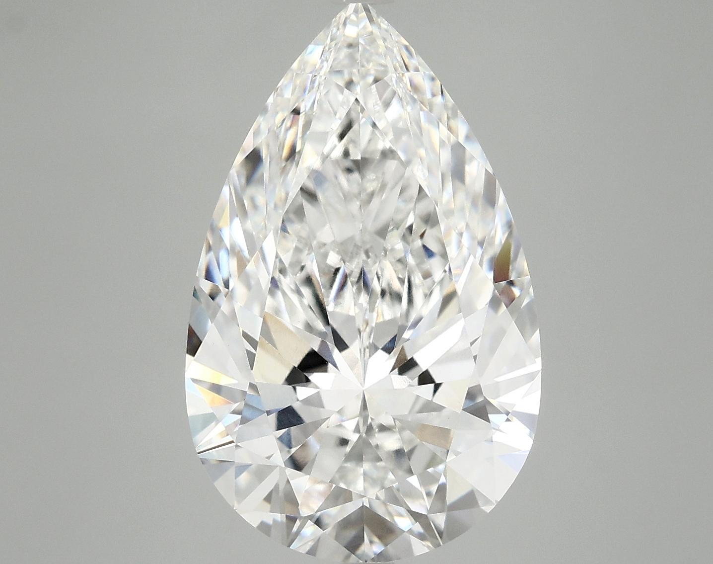7.0 Carat Pear Shaped Ideal Cut VVS2 IGI Certified Lab Grown Diamond