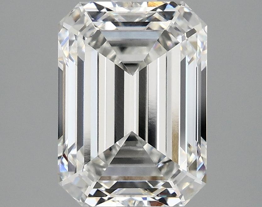3.04 Carat Emerald Shaped Excellent Cut VVS2 IGI Certified Lab Grown Diamond